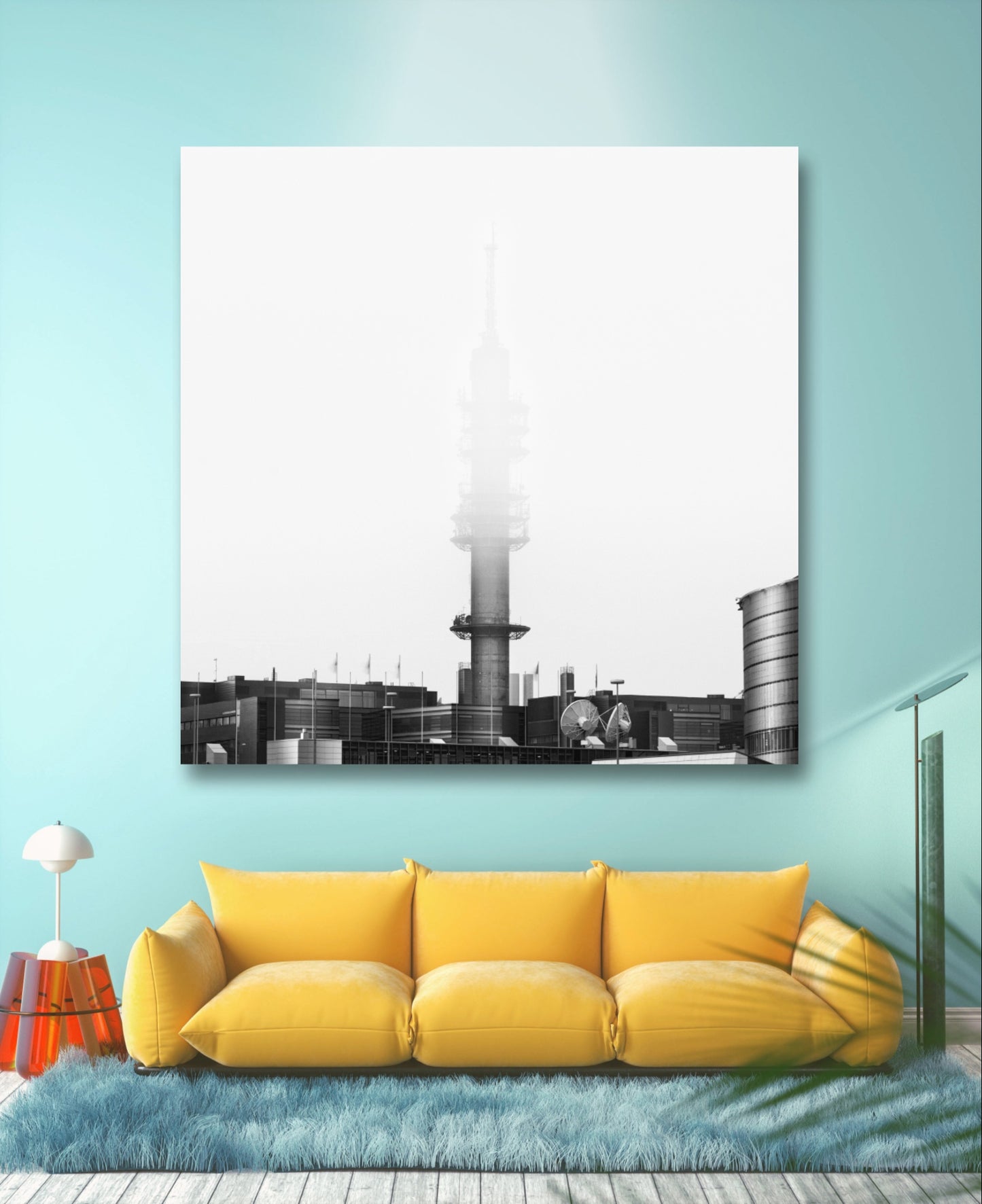 Canvas Print  "Alone with myself"